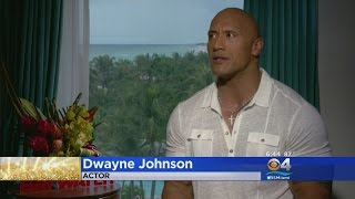 One-On-One With "The Rock" Ahead Of Baywatch Release