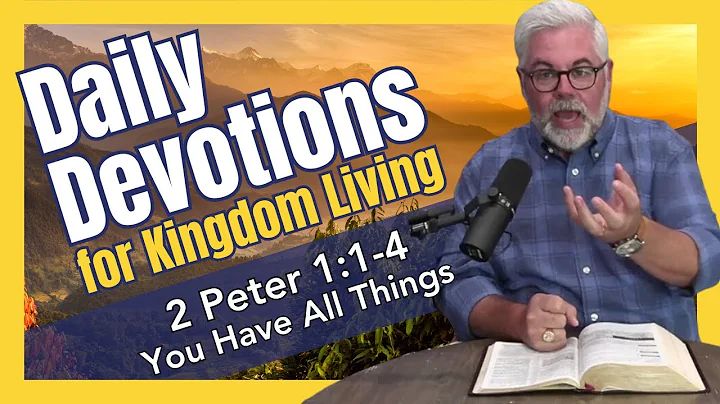 Daily Devotional | Partakers of the Divine Nature | 2 Peter 1:3-4 | Bible Study