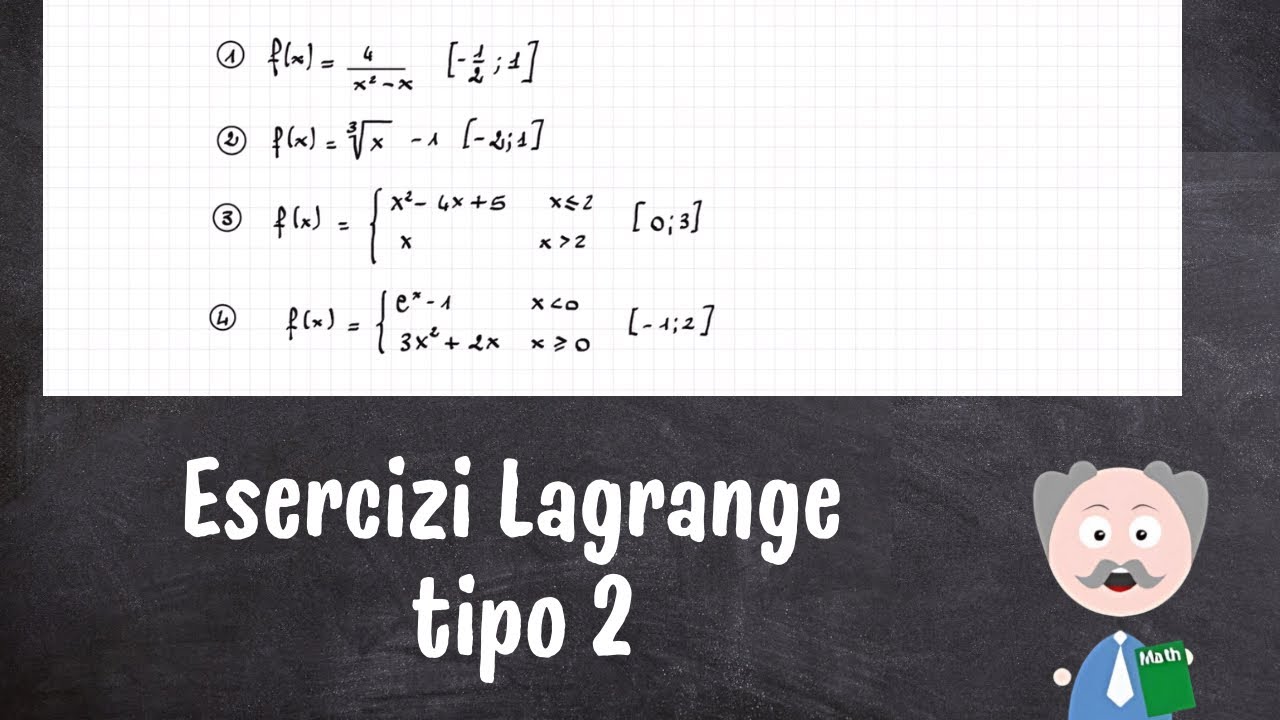 Esercizi Lagrange tipo 2