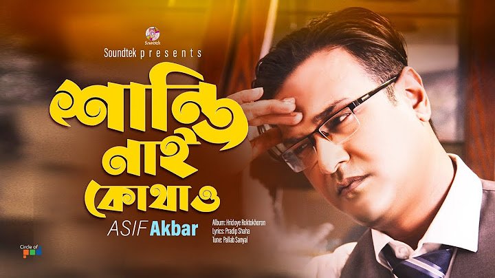Asif Akbar | Shanti Nai Kothao | শান্তি নাই কোথাও | Hridoye Roktokhoron | Soundtek