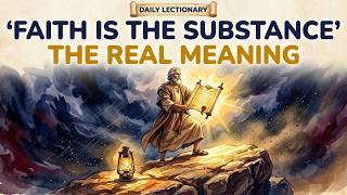 Daily Lectionary | Hebrews 11 — "Faith Is the Substance" Didn't Mean What We Think