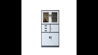 Assembly Instruction-- File cabinet with 3 drawers and safe box