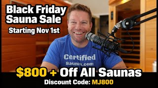 $800 OFF Radiant Health Saunas 🔥 Black Friday Sale 2025 (Code: MJ800)