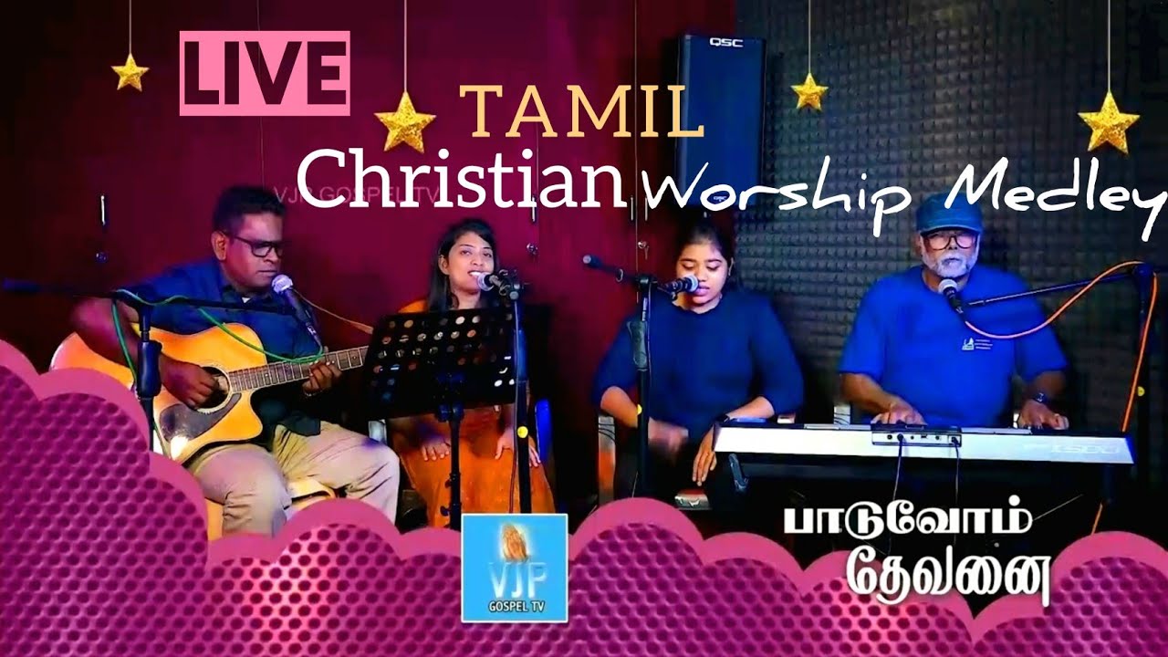 LIVE #TamilWorshipMedley | Levlin Samuel | Selvin Albertraj | Pokkishiya Sandra | Helen