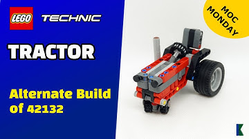 How to build: Lego Technic Tractor | MOC by ilyabuilder724 | Stop Motion | 42132 Alternate