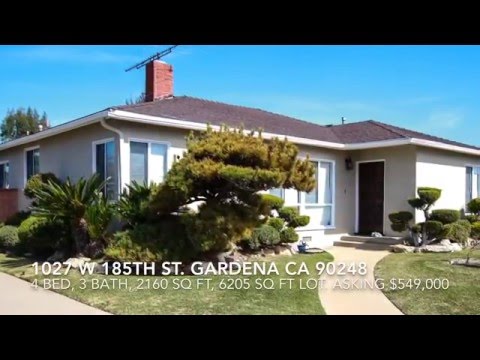 1027 W 185th ST, Gardena, CA home video tour