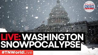 Celebrity LIVE World News | Washington DC in Whiteout! LIVE Updates on Snow Storm Blair and Its Impact Net Worth