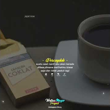 Story wa 'kopi udud' ojo mikir mbulet