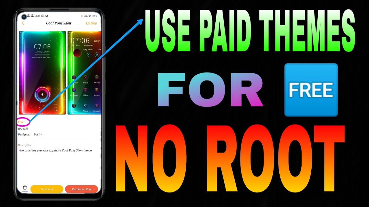 How to use paid themes for free || Vivo z1 pro || Technology Lovers