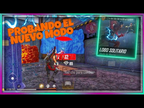PROBANDO RL NUEVO MODO LOBO SOLITARIO🐺| ¿EL MEJOR MODO? //Free fire