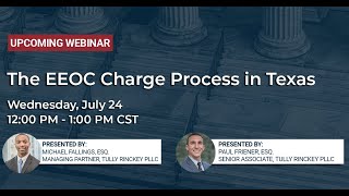 The EEOC Charge Process on Texas | Tully Rinckey PLLC