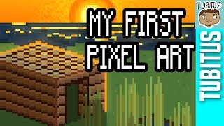 MY FIRST PIXEL ART / Minecraft isometric speed art