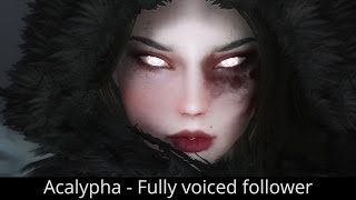 BEAUTIFUL DEMONESS - Skyrim Mods - Acalypha - Fully voiced follower
