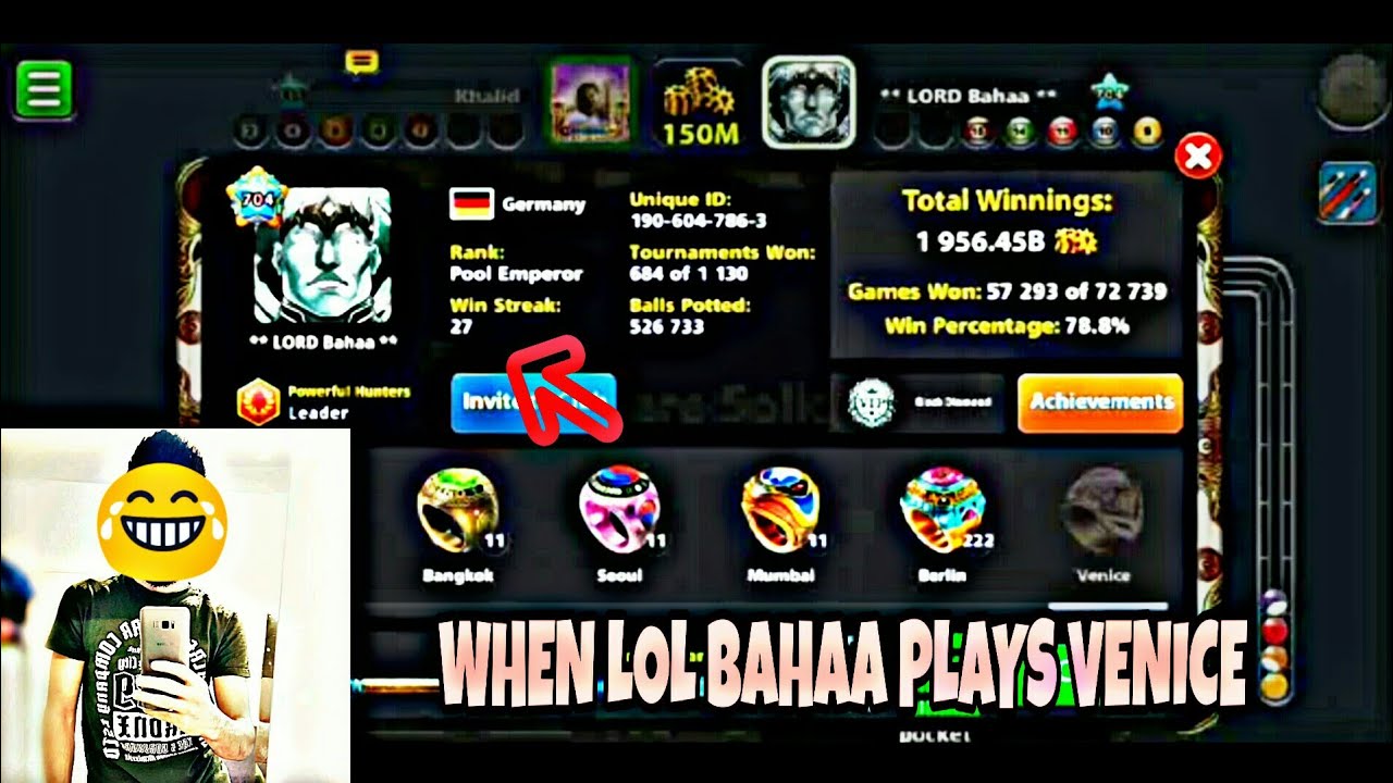 Lord Bahaa playing Venice with 27 win streak and this happened 😂