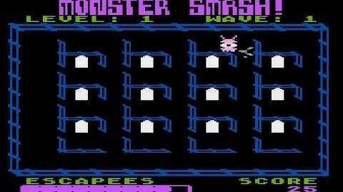 monster smash! for Atari 8-bit