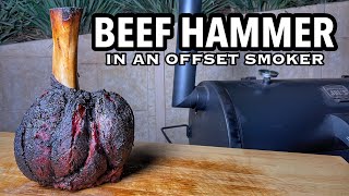 How to Smoke a Beef Shin in an Offset Smoker for Beginners