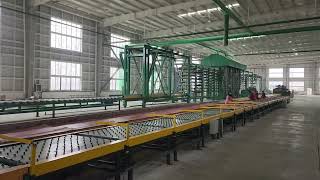 LVL production line LVL veneer forming line LVL gluing and paving line How Lvl Made Automatic Lvl Production Line Auto Lvl Gluing And Forming Line