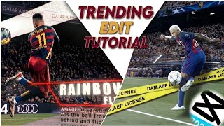 New football 3D CAMERA View  Effect Tutorial on capcut ⚽️🔥. [NO PRO] screenshot 3