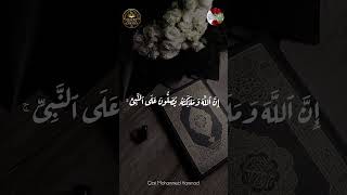 إِنَّ ٱللَّهَ وَمَلَـٰٓئِكَتَهُۥ يُصَلُّونَ عَلَى ٱلنَّبِىِّ ۚQari Mohammed Hammad