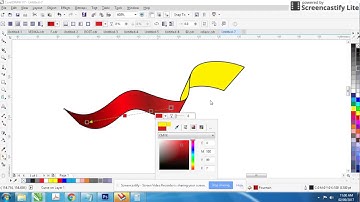 How To CREATE 3d RIBBON BASIC 1 Coreldraw tutorial