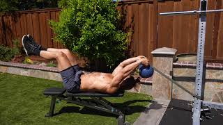 90 90 Legs Banded KB Pull Over
