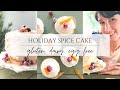 HOLIDAY SPICE CAKE - GLUTEN, DAIRY, AND EGG FREE - HOW TO MAKE SUGARED CRANBERRIES AND ORANGES