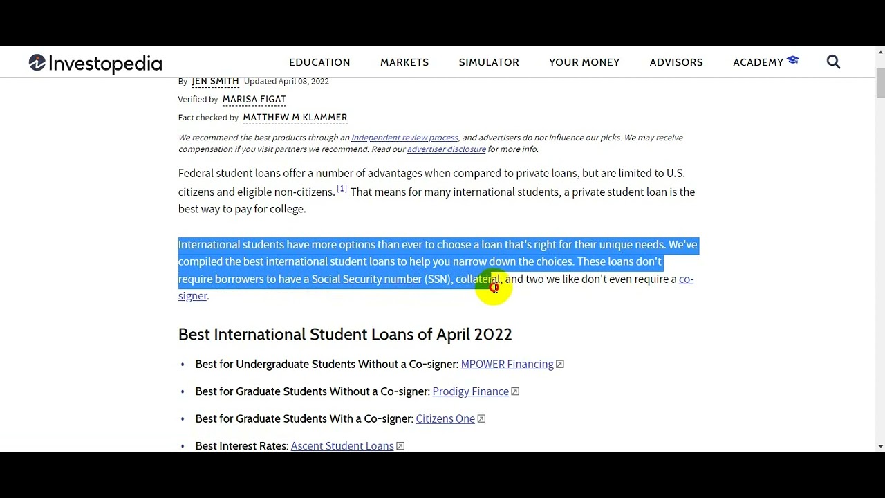 How to get Student loan in USA part 2||international student loan ...
