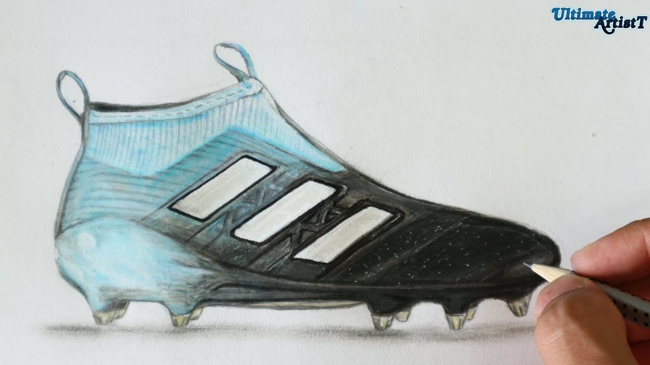 football shoes sketch