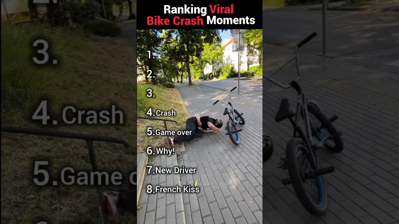 Ranking Viral Bike cra#h moments #bike #bikestunts #bikelover #stuntsfail #funnyshorts #trending