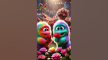 ✨Roses are red, Fuzzlets are bright, spreading love feels just right. 🌹💕 #shorts #short #shortvideo