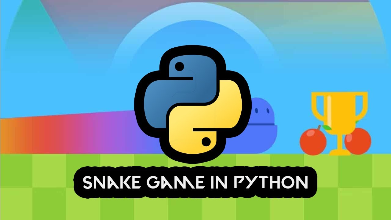 Creating a snake game using python. - YouTube