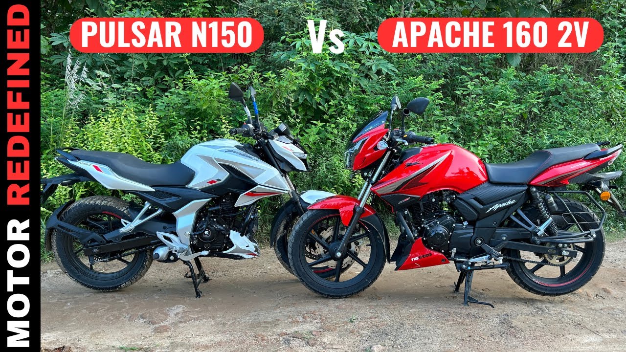 New Bajaj Pulsar N150 Vs Apache 160 2V BT Comparison | Kaun Best Hai??