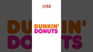 Evolution Of Dunkin' Donuts Logo