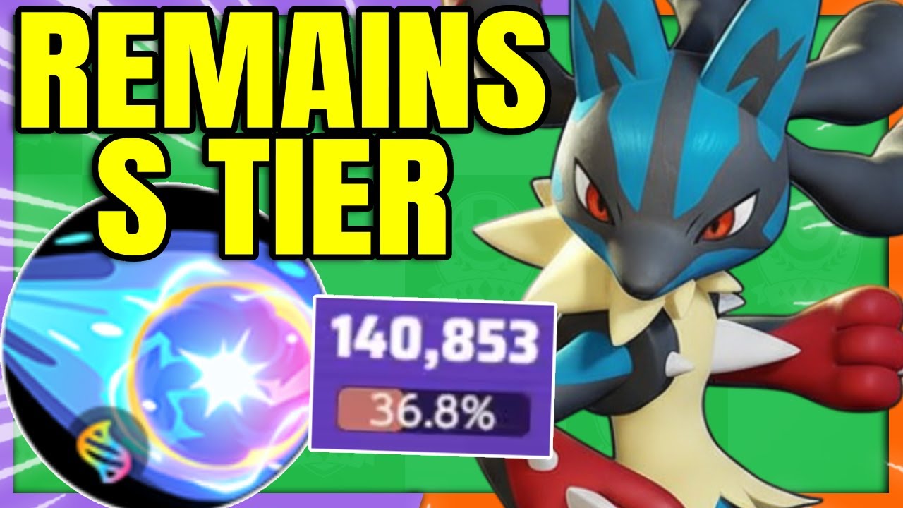 MEGA LUCARIO doesn't care and is one of the Best Pokemon to Play | Pokemon Unite