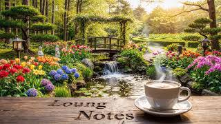 Relaxing Jazz Music &amp; Spring Coffee Shop Ambience 🌸 Perfect Background Music for Deep Study ☕