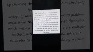 can we achieve method overloading by changing the return type of method only?#java