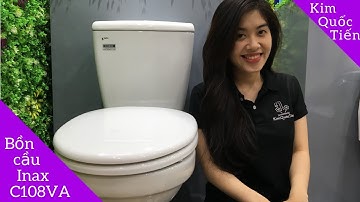 KIMQUOCTIEN.COM I Review bồn cầu Inax C108VA giá rẻ chính hãng