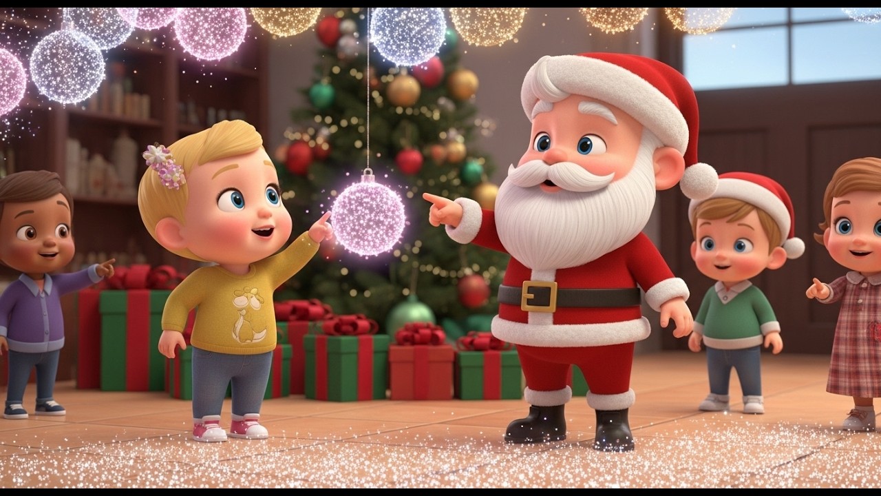 Santa Christmas Joy 🎅🎄 | Christmas Song for Kids | Holiday Learning Fun