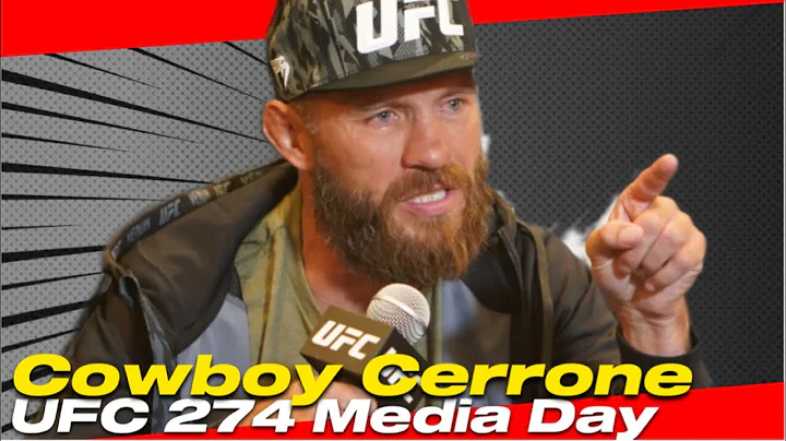Cowboy Cerrone Sheds Tears | UFC 274 Media Day