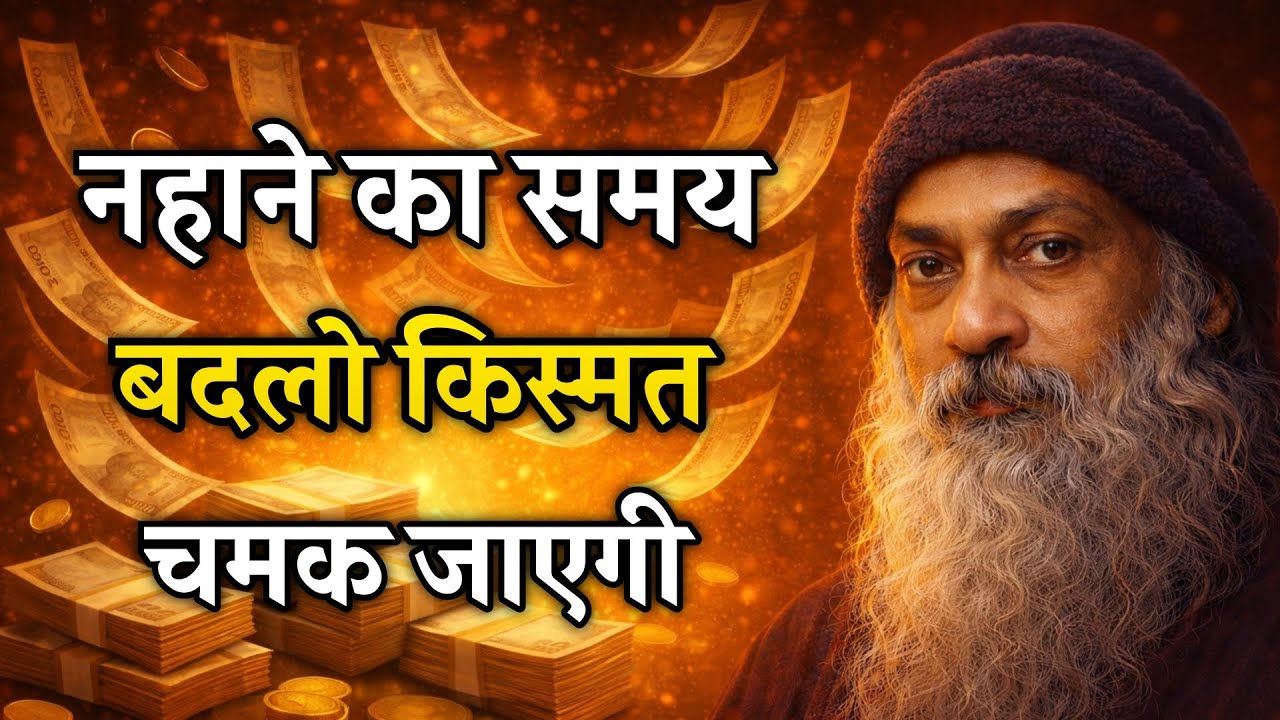 बस यह सुनो - नहाने का समय बदलो, किस्मत चमक जाएगी | Osho Hindi Speech | Osho Motivation 