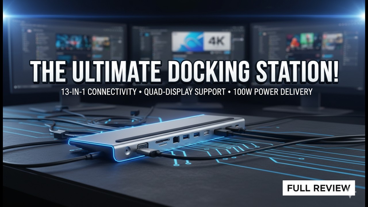 Belkin 11-in-1 USB-C Hub Review – 4K 60Hz, 100W Power Delivery & Full Docking Power