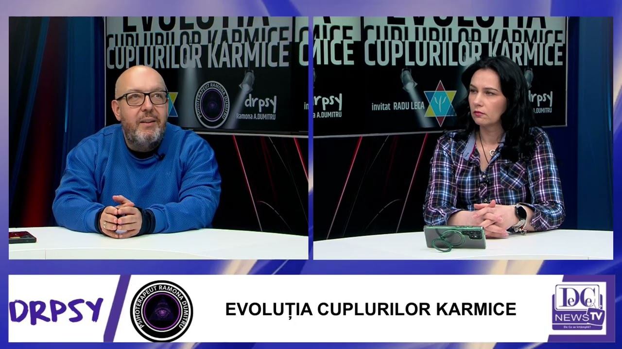 Evoluția cuplurilor Karmice, subiectul săptămânii la DrPsy, cu Radu Leca și Ramona Dumitru