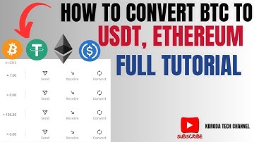 How To Convert (Exchange) BTC For USDT or Ethereum 2025 Tutorial