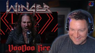 Winger &quot;VOODOO FIRE&quot; 🇺🇸 Official Music Video | A DaneBramage Rocks Reaction 1st.