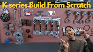 Building a K Series Engine From Scratch (OEM+ Full Assembly in 37 Minutes)