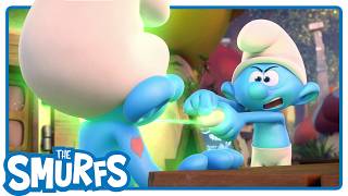 Alien Child Spell Control! Can Girls Save the Boys? • The Smurfs 3D • Cartoon movies