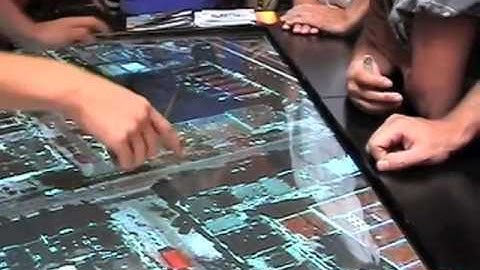Grafficity on Multi-Touch Table