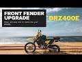 FRONT FENDER UPGRADE DRZ400E (Modernize your bike with this easy mod)