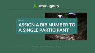 Update Bib Numbers