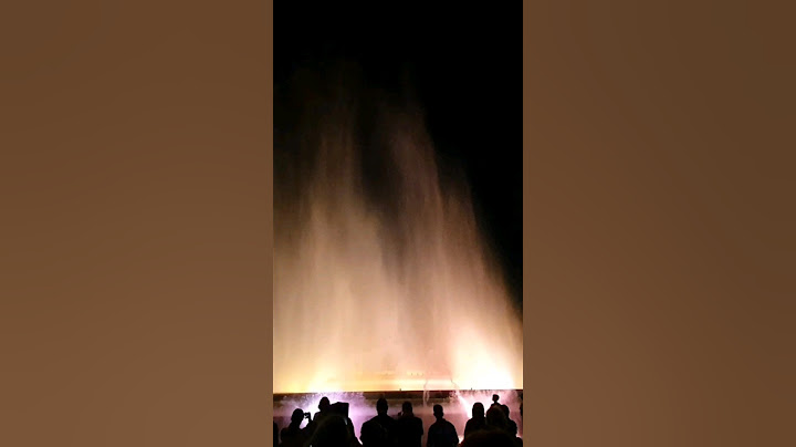 The Magic Fountain in Barcelona, a 15 second snip. #free #Barcelona Longer video on my channel